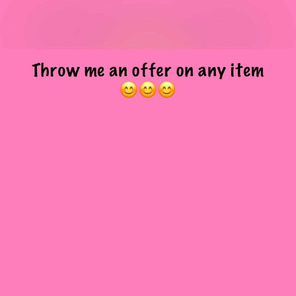 Throw me an offer 💕💕💕